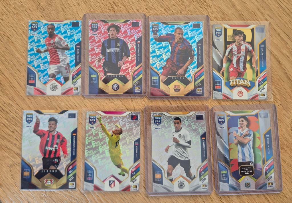 FIFA 365 Adrenalyn XL Voetbal Kaarten Collectie (8 stuks), Ophalen of Verzenden