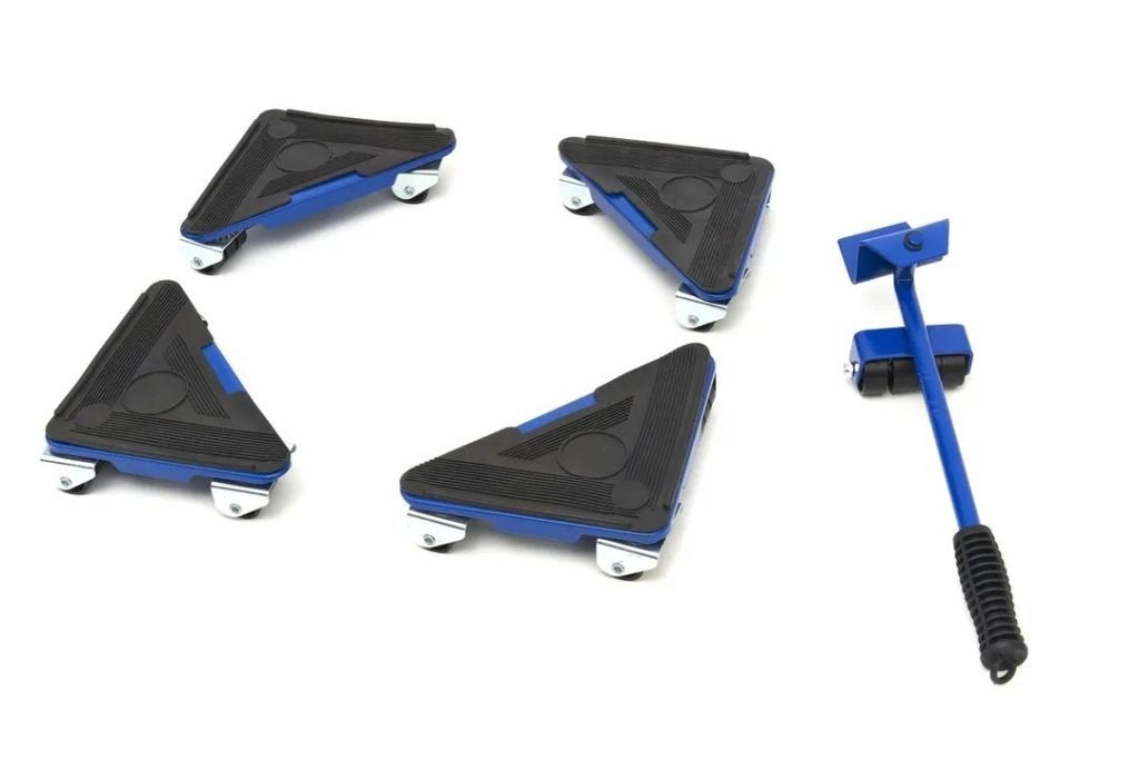 HBM 5 Delige Verhuisdolly Set Inclusief Hefboom (2 stuks), Doe-het-zelf en Verbouw, Ophalen of Verzenden, Nieuw, Overige typen