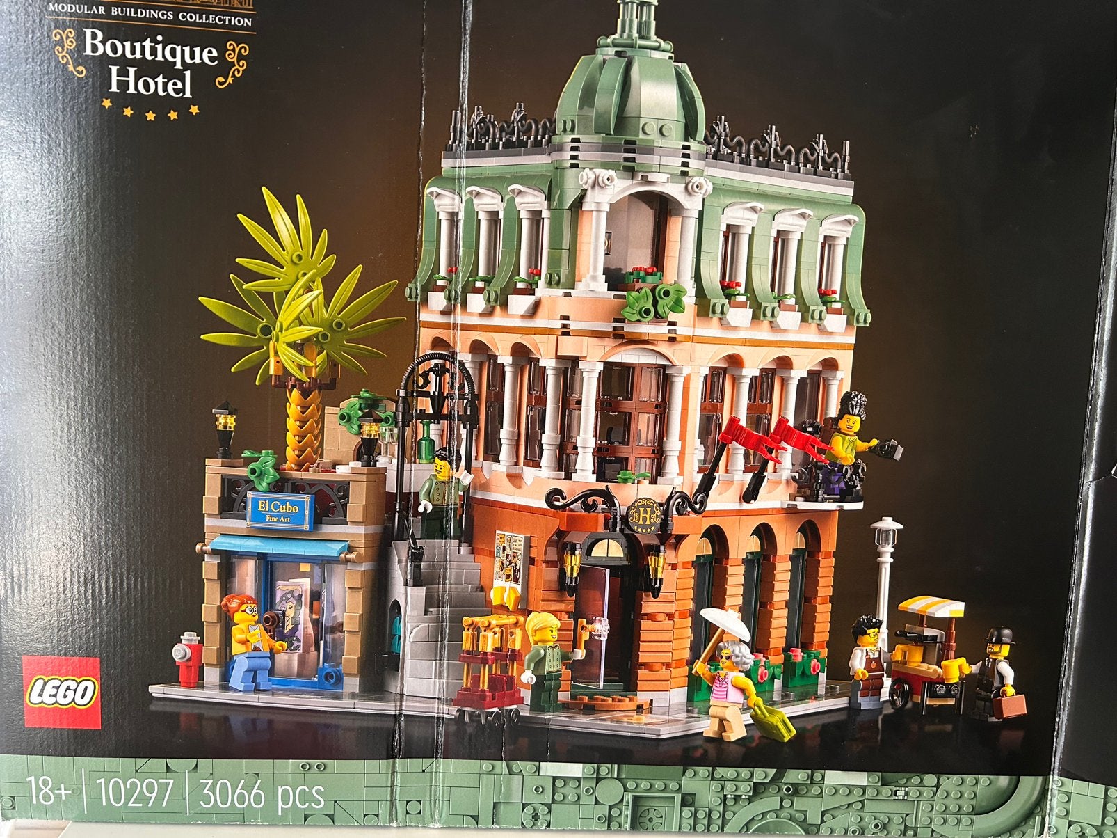 Lego Icons 10297 Boutique Hotel incl verlichting, Kinderen en Baby's, Lego, Architecture, Ophalen of Verzenden, Zo goed als nieuw