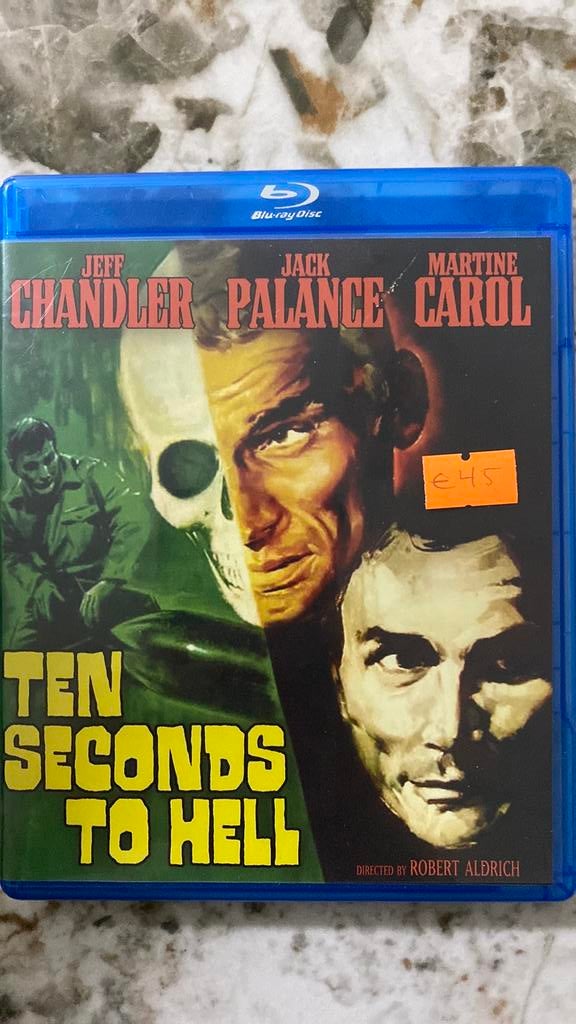 Ten seconds to hell blu ray, Cd's en Dvd's, Blu-ray, Ophalen of Verzenden, Zo goed als nieuw, Actie