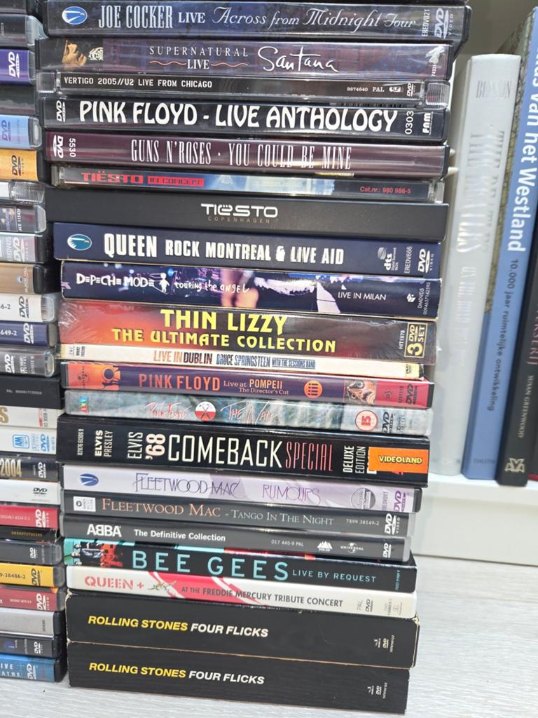 46x muziek dvd's, Alle leeftijden, Ophalen of Verzenden, Zo goed als nieuw