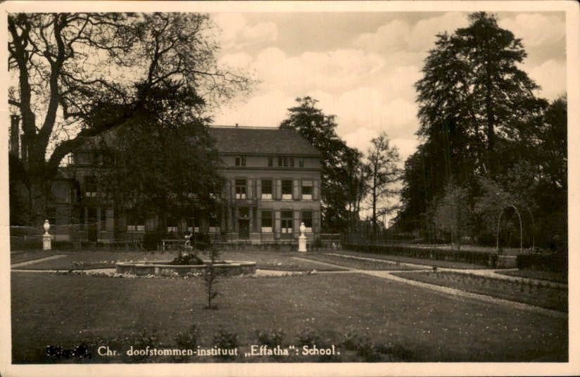 Voorburg - Effatha - doofstommen-instituut, Ophalen of Verzenden, 1920 tot 1940, Gelopen, Zuid-Holland