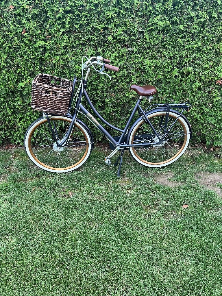 28 inch Dames fiets 57cm Petrol Blue, Gebruikt, Versnellingen, 56 cm of meer, Schijfrem