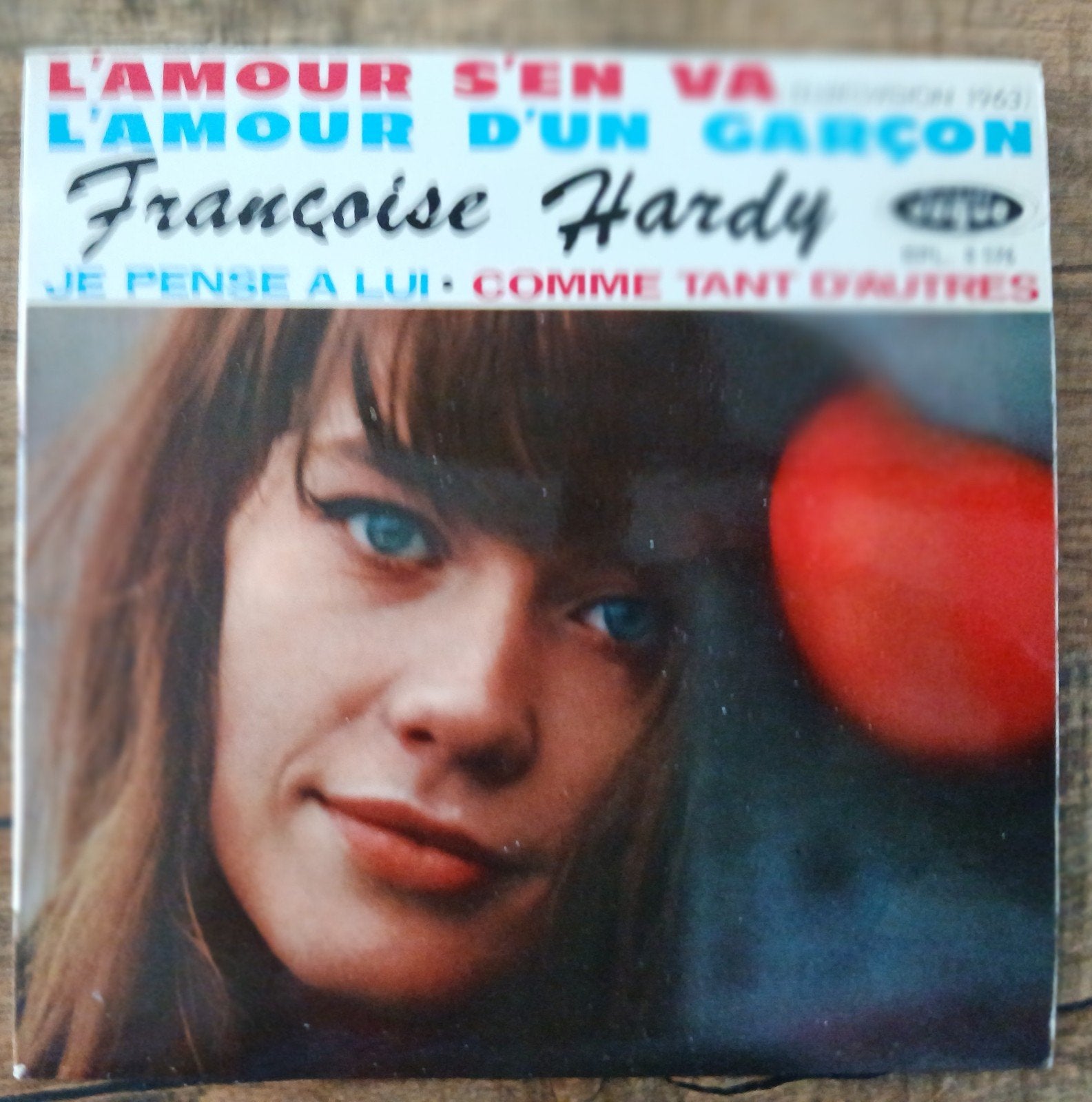 Francoise Hardy- L'amour s'en va-7"ep, Cd's en Dvd's, Gebruikt, 7 inch, Ophalen of Verzenden, EP