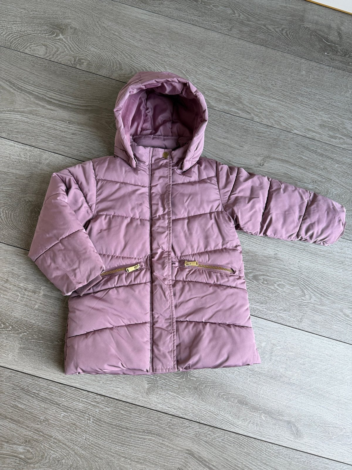 Winterjas maat 98, Name-it (kleur mauve), Kinderen en Baby's, Ophalen, Zo goed als nieuw, Meisje