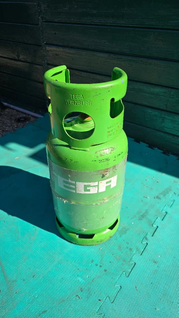 x2 gasfles voor vakantie., Ophalen, Gebruikt