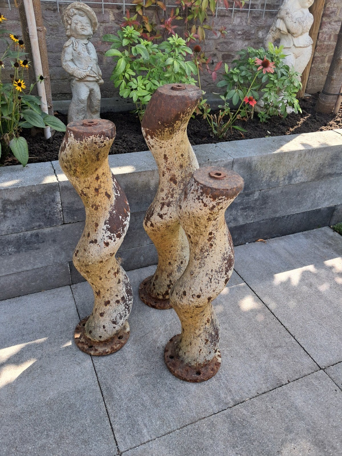 waterornament, fontein, brocante, Ophalen, Gietijzer