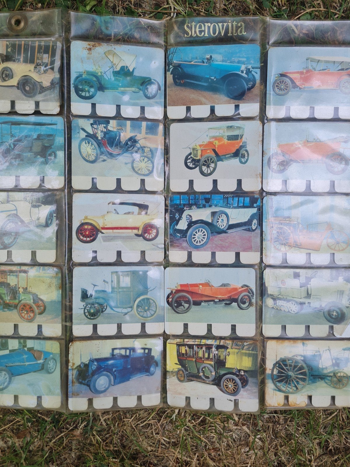 Sterovita Oldtimers Kaartjes - Complete Set, Verzamelen, Ophalen of Verzenden, Gebruikt, Auto's
