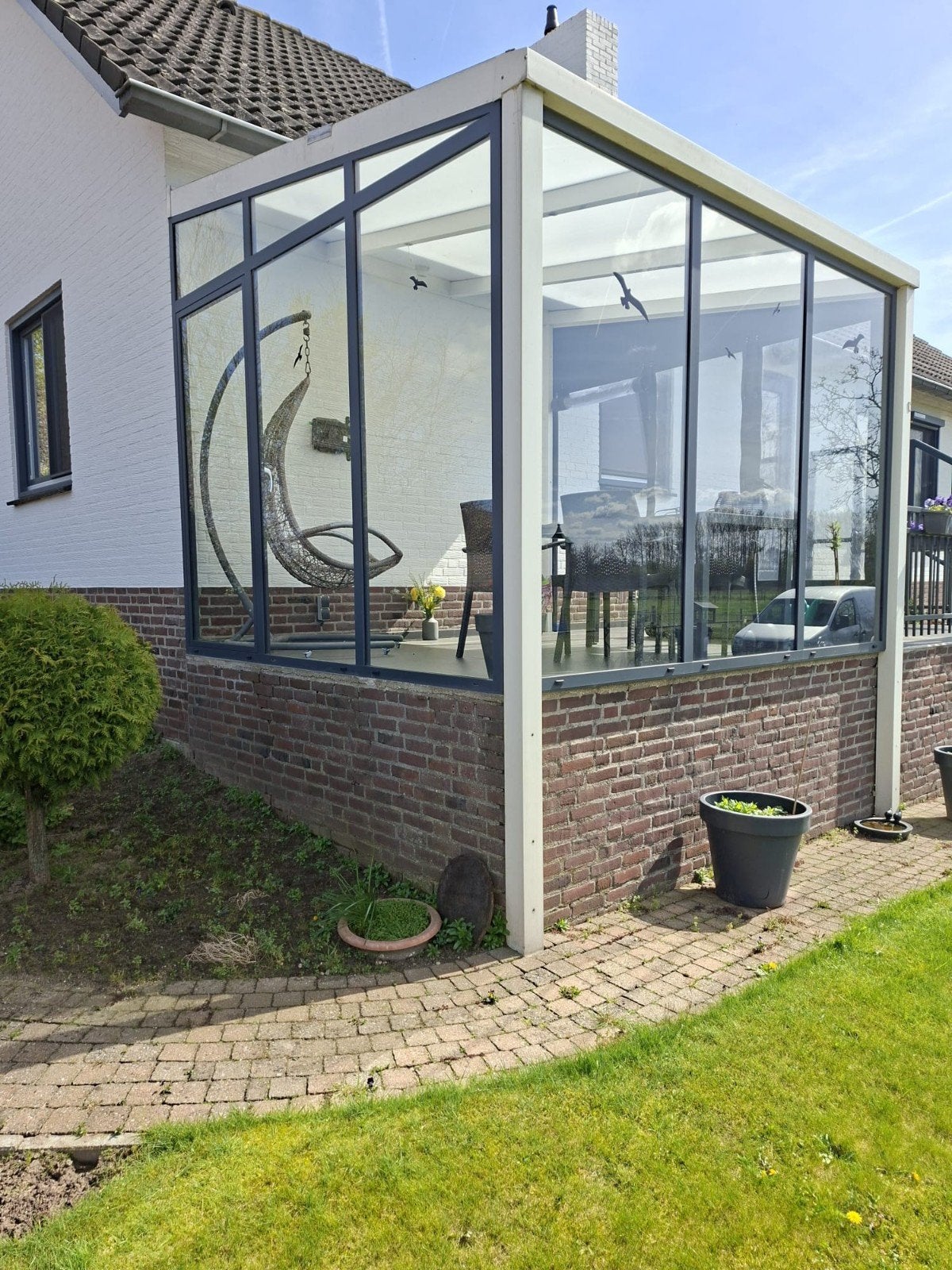 Overkapping/serre, Tuin en Terras, Ophalen, Zo goed als nieuw, Serre