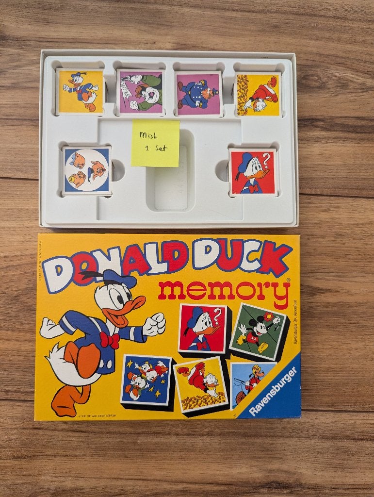 Memory spel Donald Duck, Ophalen, Gebruikt, Ravensburger