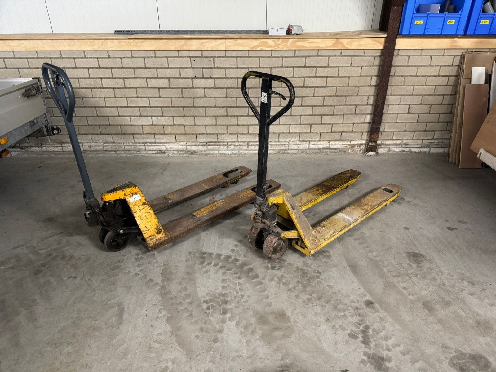 2 x pallet wagen werkend !, Ophalen