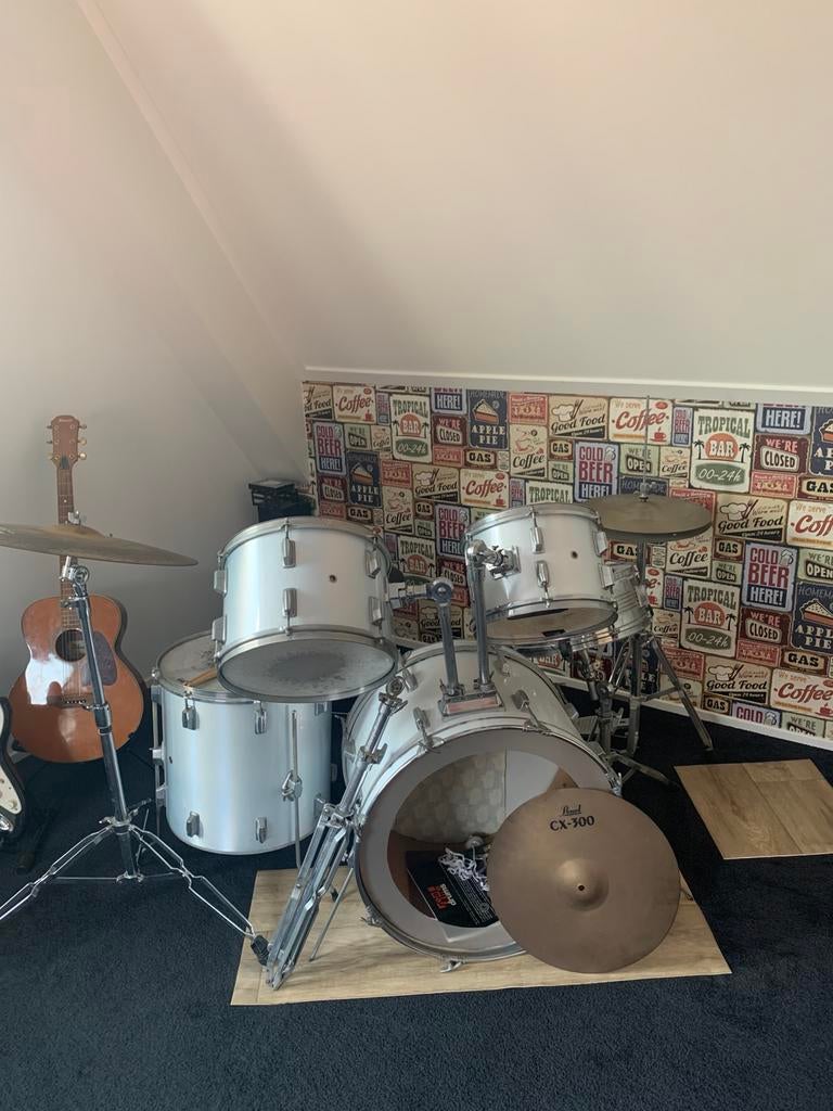 Pearl drumstel, Muziek en Instrumenten, Ophalen, Gebruikt, Pearl