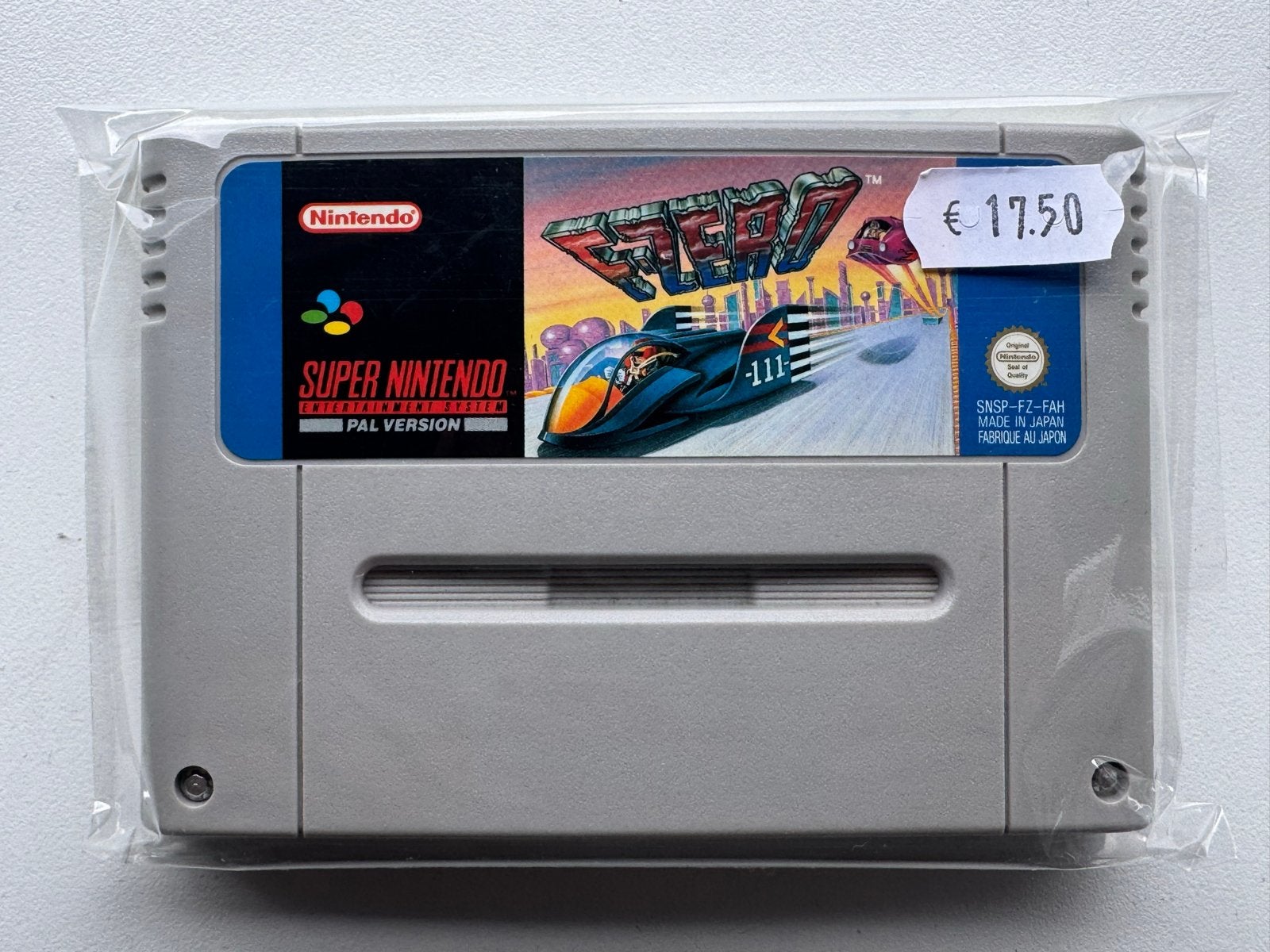 F-Zero SNES PAL Version - Klassieke Racegame, Gebruikt, 1 speler, Racen en Vliegen, Ophalen of Verzenden