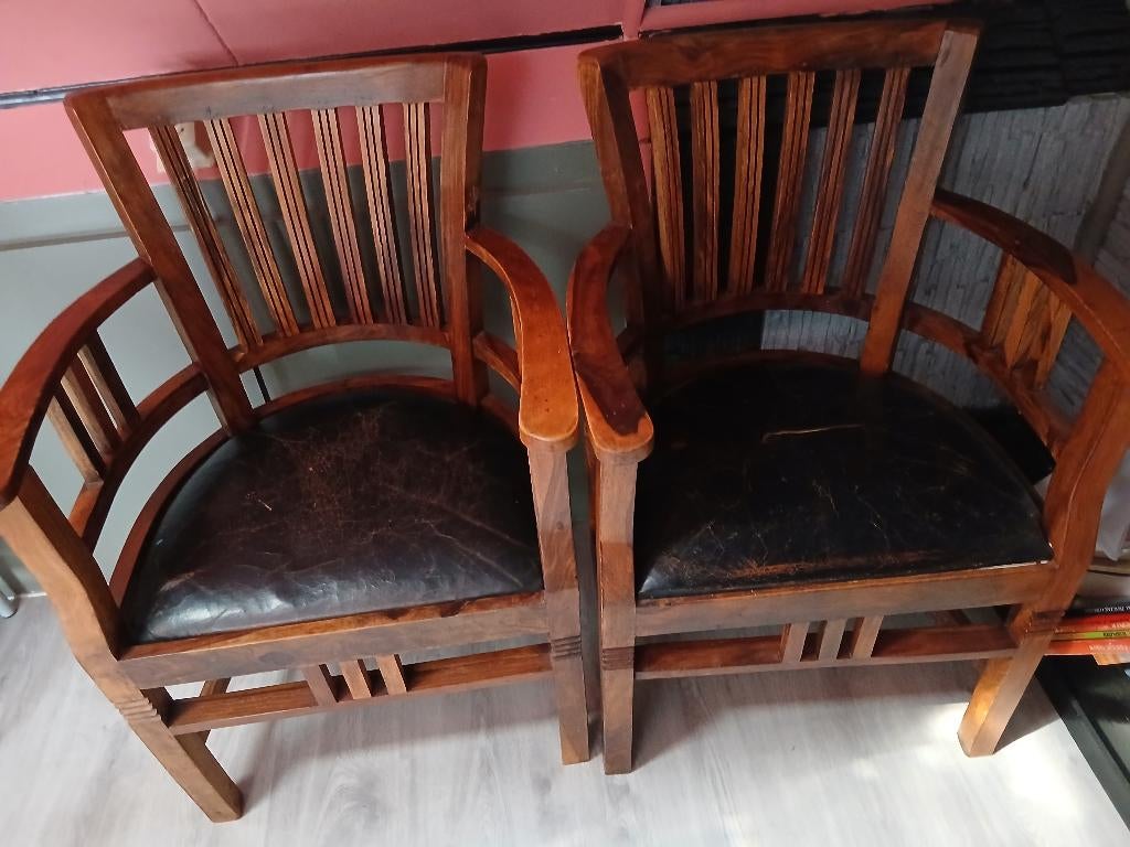 2 stoelen, Huis en Inrichting, Stoelen, Ophalen, Gebruikt, Twee, Overige kleuren