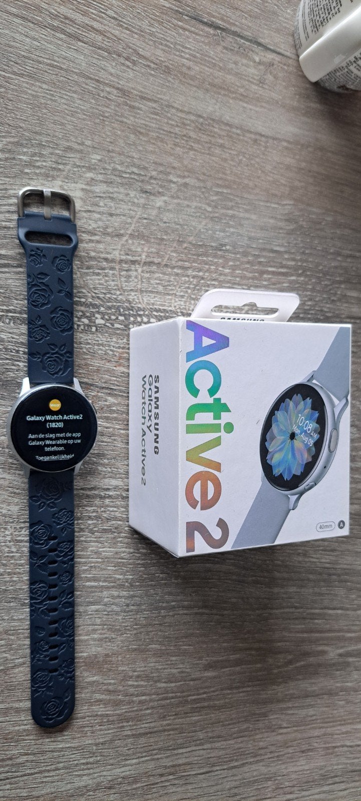 samsung galaxy watch active 2, Sieraden, Tassen en Uiterlijk, Smartwatches, Ophalen, Gebruikt, Zwart, Samsung galaxy watch 2