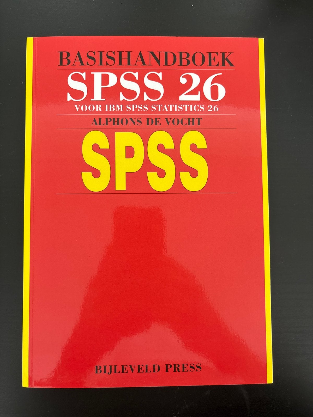 Basishandboek SPSS 26 - Alphons de Vocht, Ophalen of Verzenden, Gamma, Zo goed als nieuw, HBO