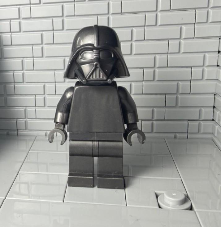 LEGO Prototype Darth Vader Minifigure - Gunmetal grijs, Star Wars, Lego, Ophalen of Verzenden, Zo goed als nieuw