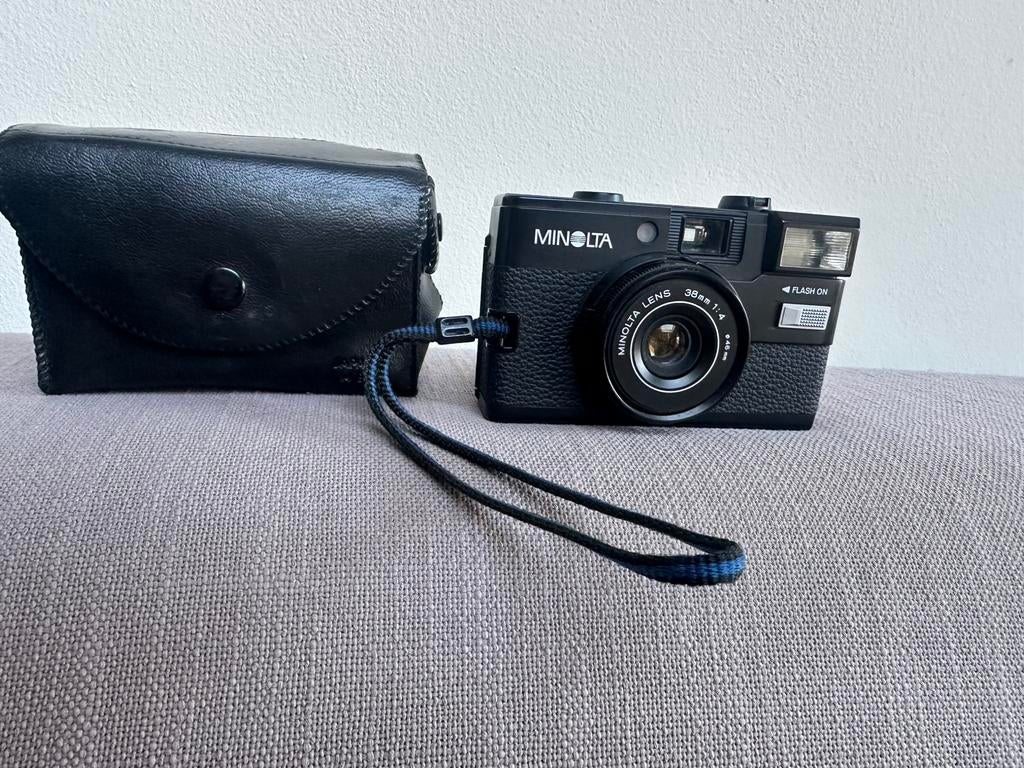 Minolta Hi-Matic GF, Audio, Tv en Foto, Fotocamera's Analoog, Ophalen of Verzenden, Zo goed als nieuw, Compact, Minolta