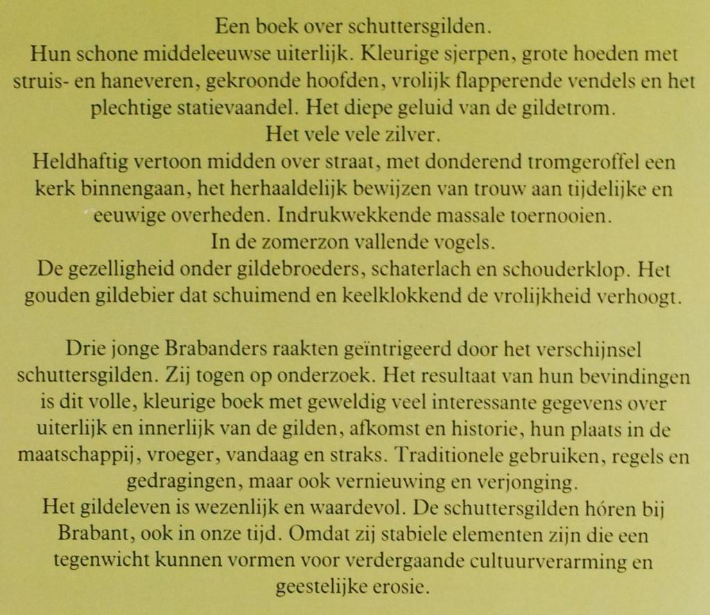 Schuttersgilden in Noord-Brabant (1983), Verzenden, 20e eeuw of later, Zo goed als nieuw