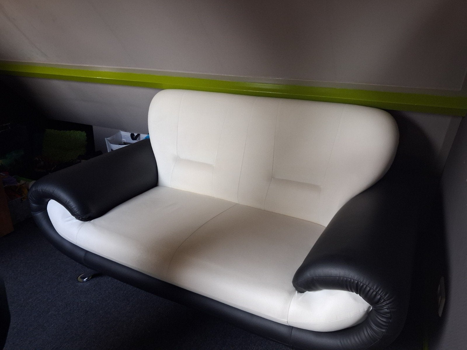 te koop 2 zitsbank, Ophalen, 150 tot 200 cm, Tweepersoons, Leer