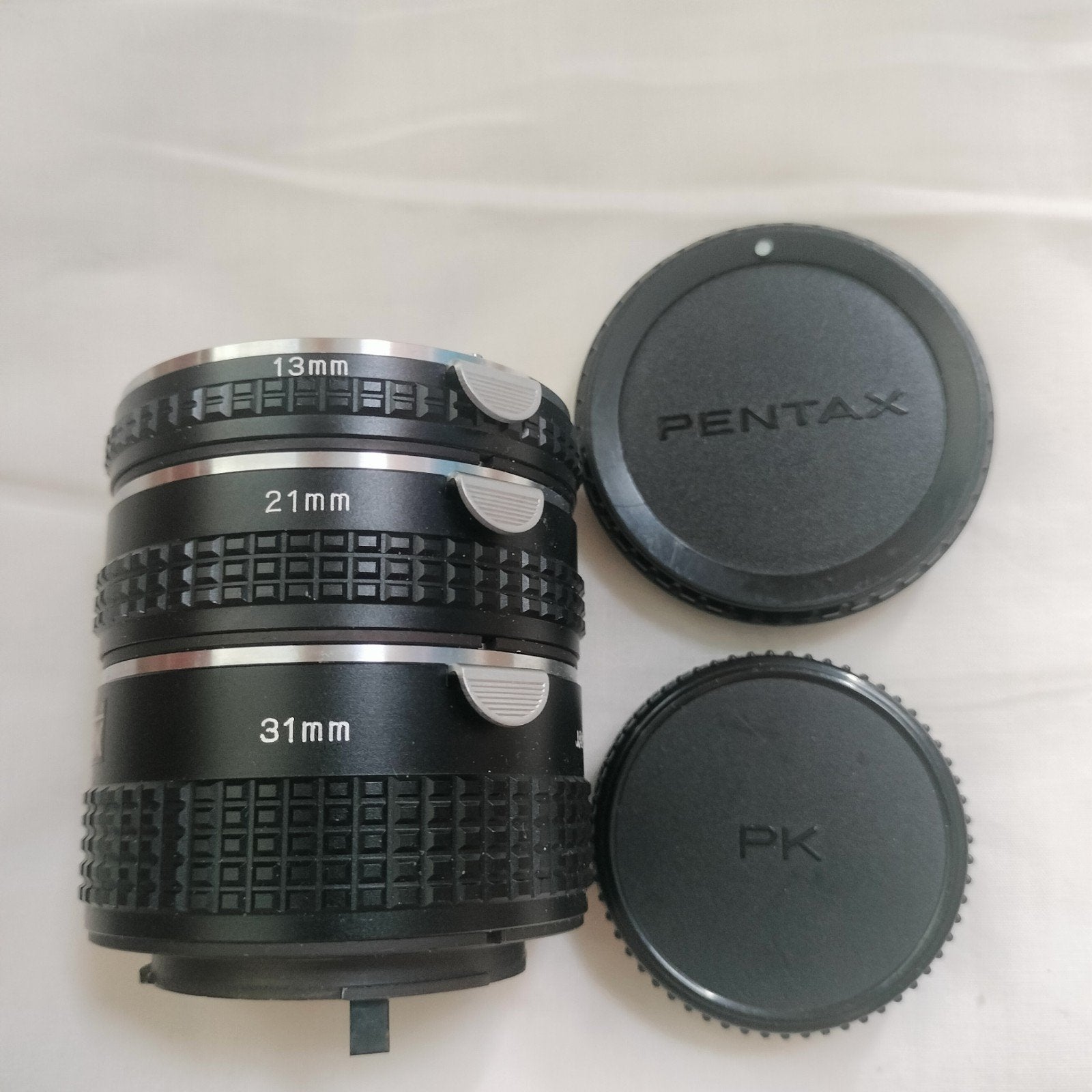 Pentax K tussenringen Extension Tube Ring Set 13mm 21mm 31mm, Lensdoppen, Overige merken, Gebruikt, Ophalen of Verzenden