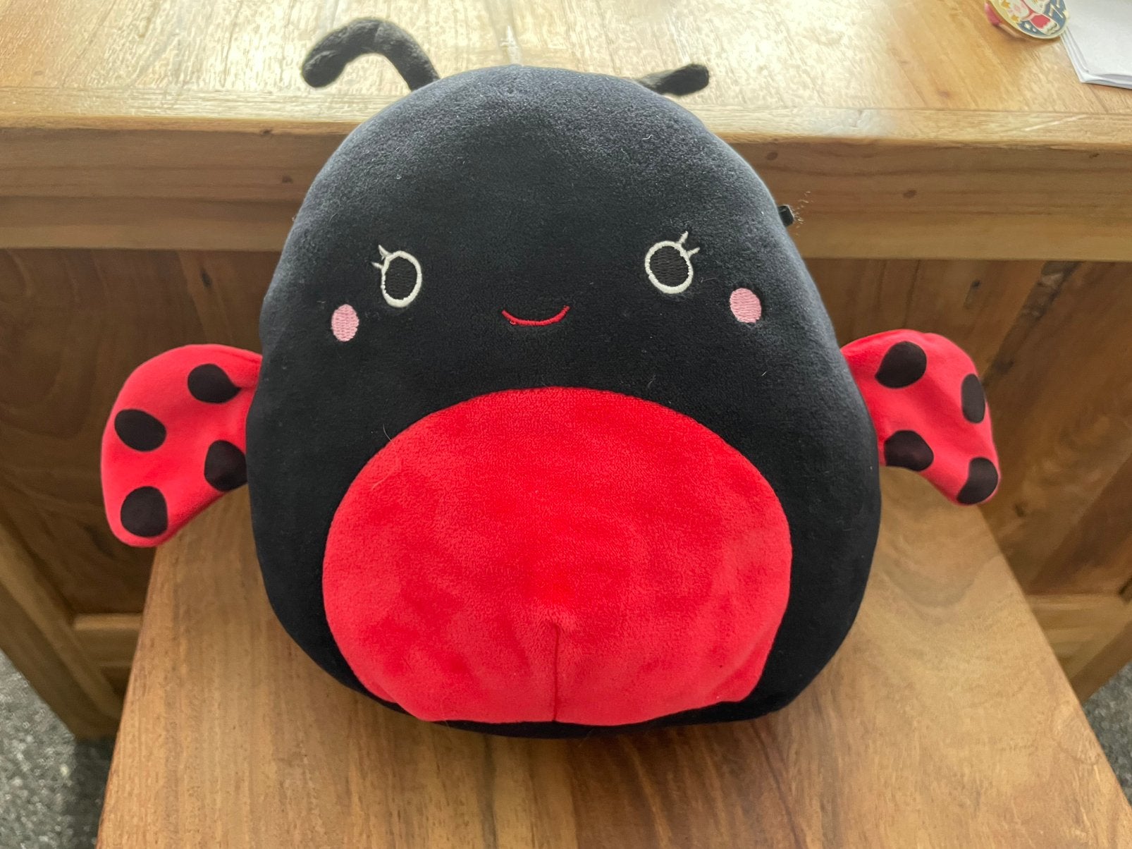 Squishmallows knuffel plushe Trudy lieveheersbeestje ladybug, Ophalen of Verzenden, Zo goed als nieuw, Overige typen