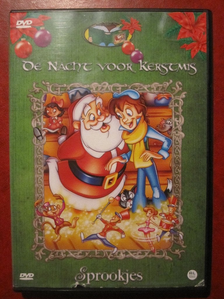 De nacht voor Kerstmis (1995), Cd's en Dvd's, Tekenfilm, Ophalen of Verzenden, Zo goed als nieuw, Alle leeftijden