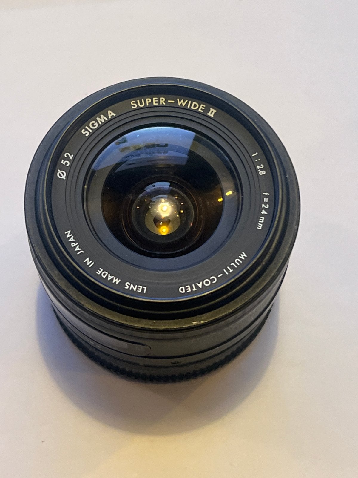 Sigma Super-Wide II 24mm f/2.8 objectief voor Minolta, Ophalen, Gebruikt, Sigma, Groothoeklens