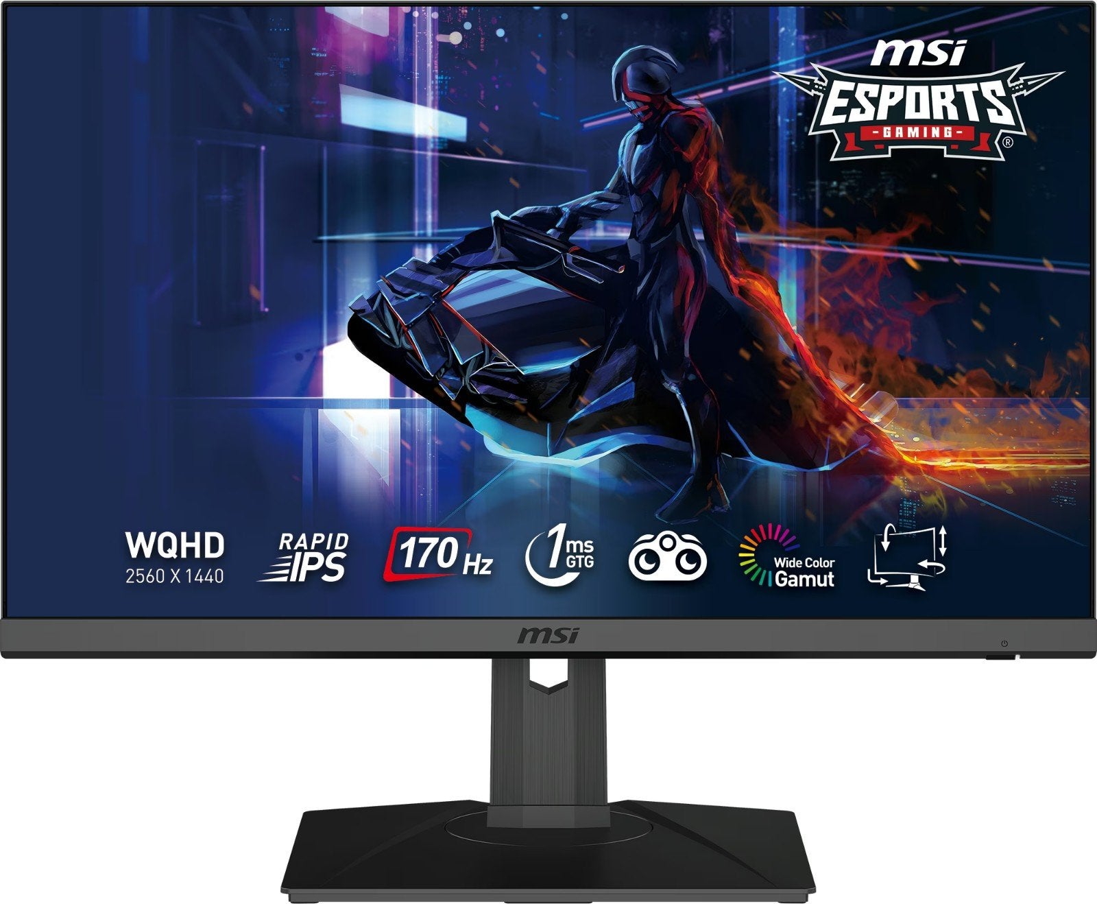 MSI G272QPF 27 inch QHD, Ophalen, IPS, Zo goed als nieuw, 151 t/m 200 Hz