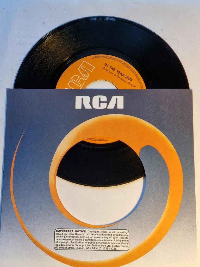 single Zager & Evans IN THE YEAR 2525 enorme hit uit 1969, Ophalen of Verzenden, Zo goed als nieuw, Pop
