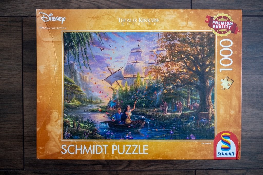 Puzzel Disney Pocahontas 1000 stukjes, Ophalen, 500 t/m 1500 stukjes, Zo goed als nieuw, Legpuzzel