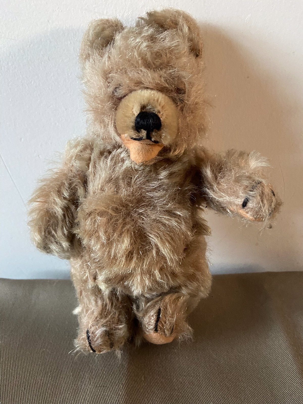 Hermann Zotty teddybeer, mohair, Ophalen of Verzenden, Zo goed als nieuw, Stoffen beer, Overige merken