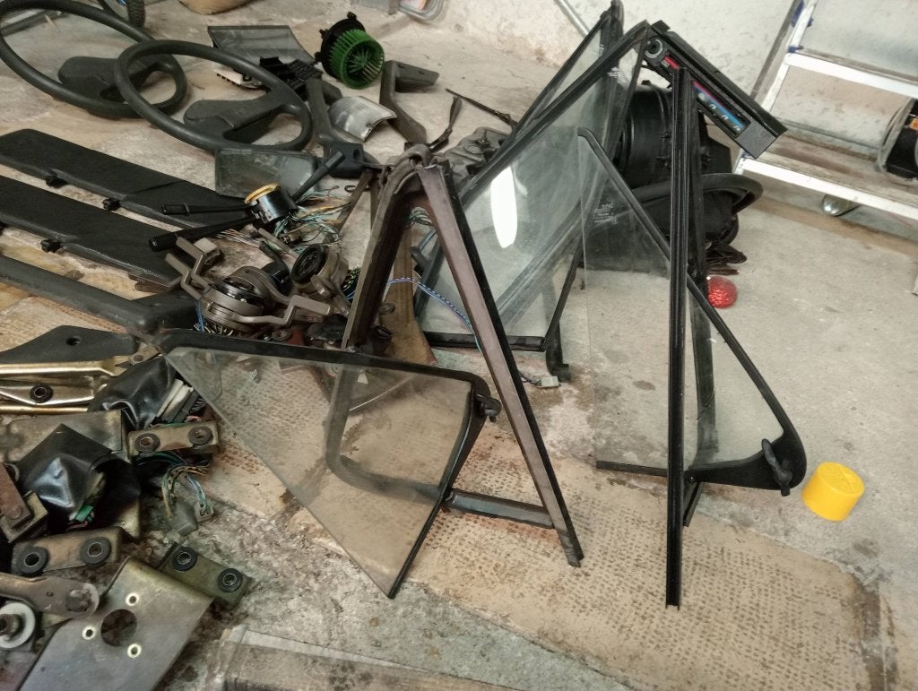 Camper ruit fiat ducato peugeot j5 c25 driehoek ruitje deur, Verzenden, Gebruikt