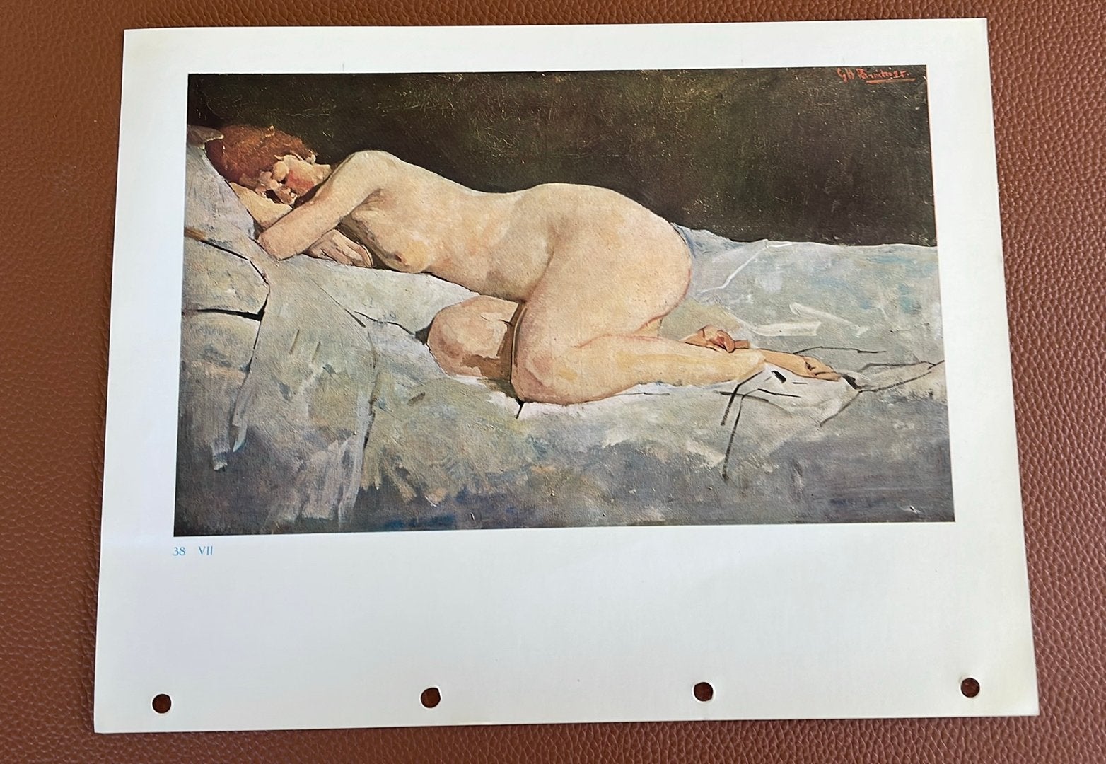 George Hendrik Breitner Liggend naakt, Ophalen of Verzenden