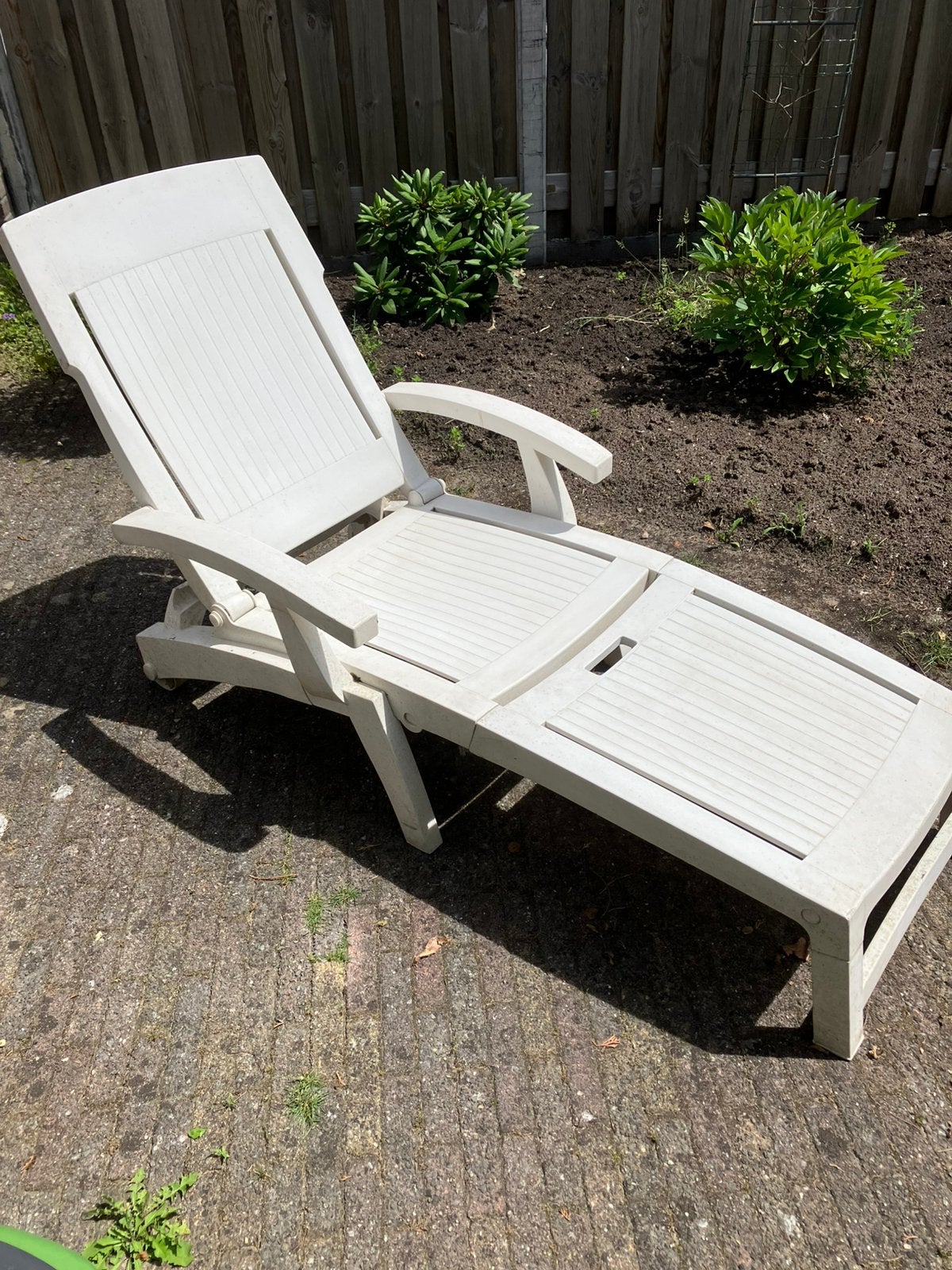 Kunststof ligbed, Tuin en Terras, Ligbedden, Ophalen of Verzenden, Gebruikt, Kunststof