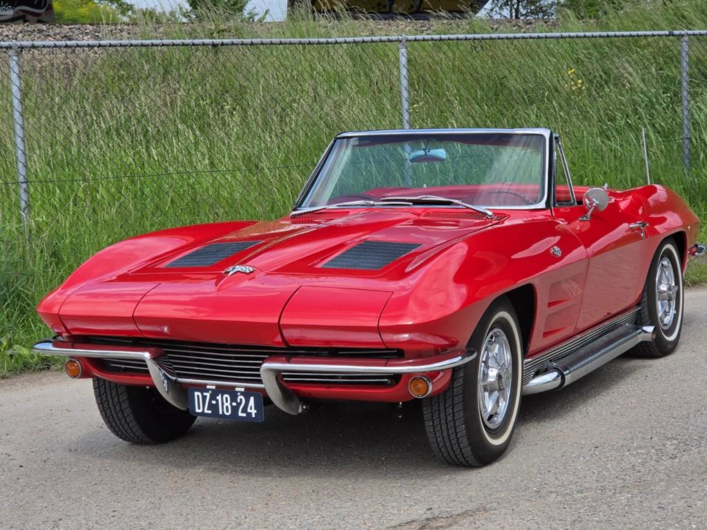 1963 Chevrolet Corvette C2 Convertible 327 V8 Handgeschakeld, Chevrolet, Bedrijf, Handgeschakeld, Te koop