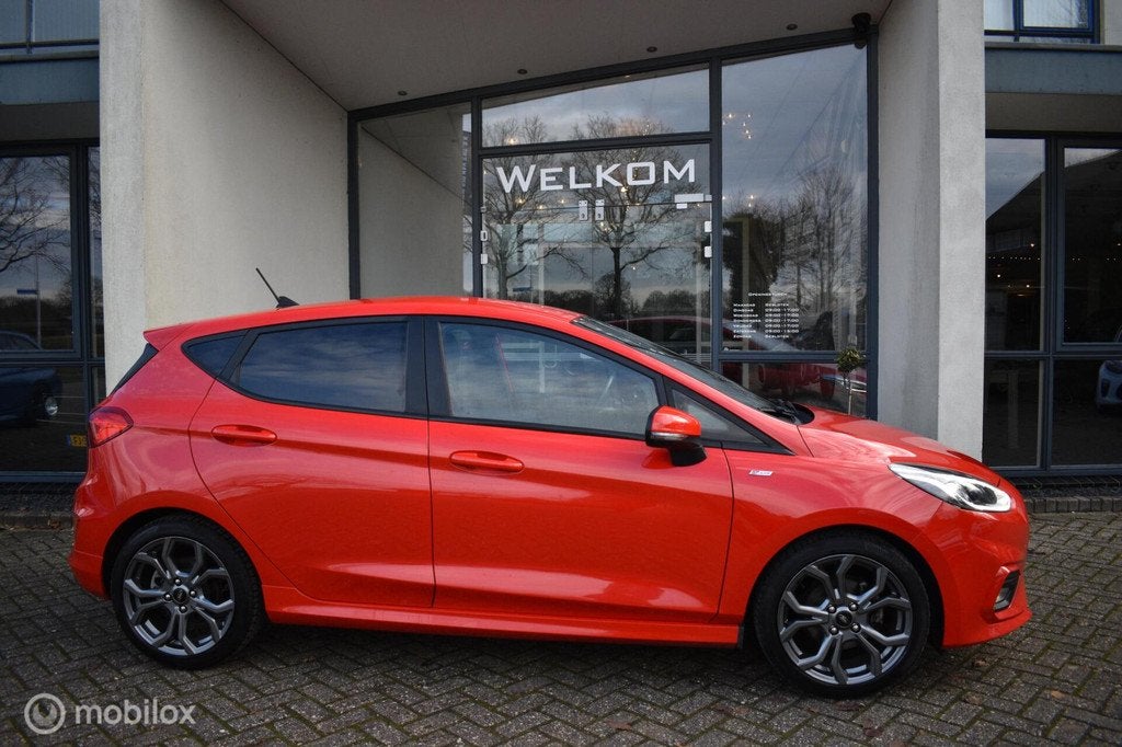 Ford Fiesta 1.0 EcoBoost ST-Line 5DRS, 2019|Airco|LED|Navi!, Auto's, Ford, Voorwielaandrijving, Stof, Euro 6, 49 €/maand