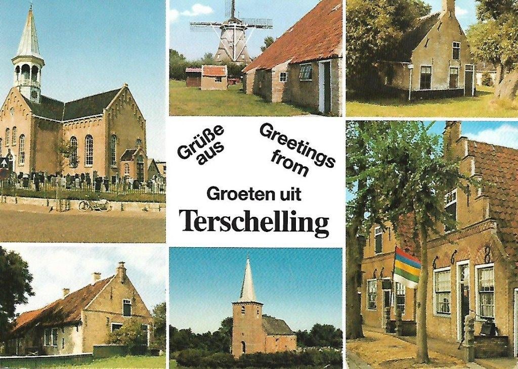 Terschelling- -6-luik., Verzenden, 1960 tot 1980, Gelopen, Waddeneilanden
