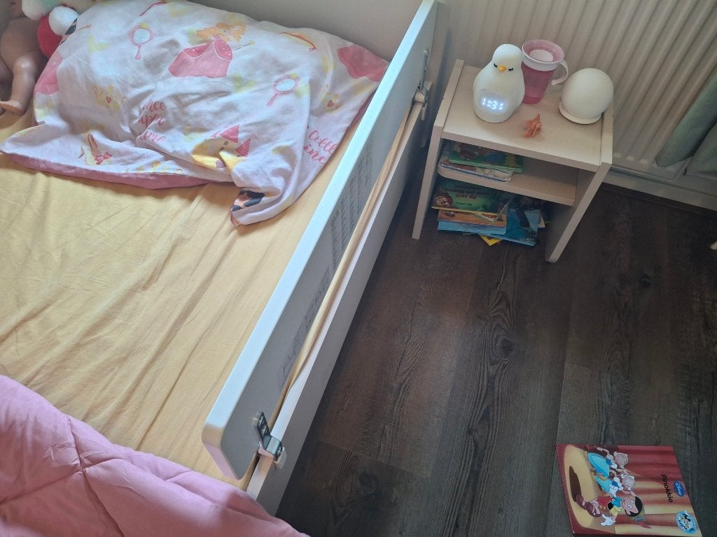 IKEA Bedhekje / Bedrekje Wit voor Kinderbed, Ophalen, Zo goed als nieuw, Hout, 115 cm of meer