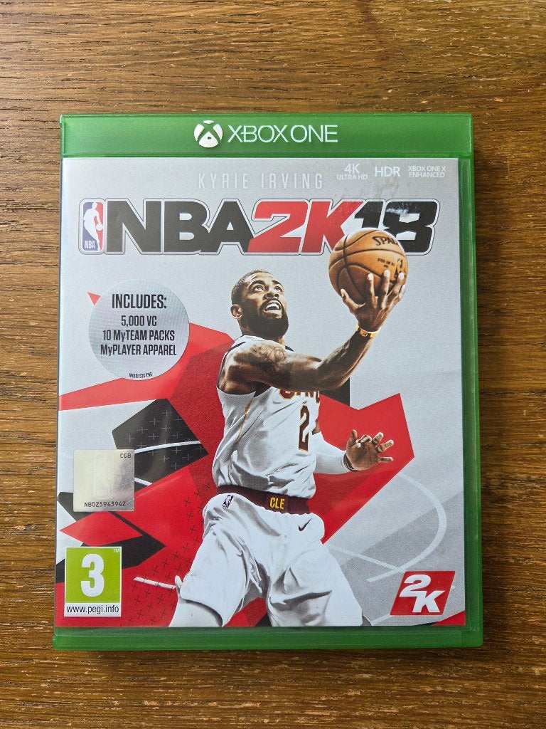 NBA 2K18 Kyrie Irving - Xbox One, Ophalen of Verzenden, Zo goed als nieuw, Eén computer, Sport