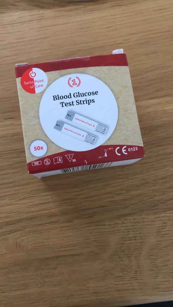 Glucose teststrips Swiss Point of Care, Diversen, Verpleegmiddelen, Ophalen, Nieuw