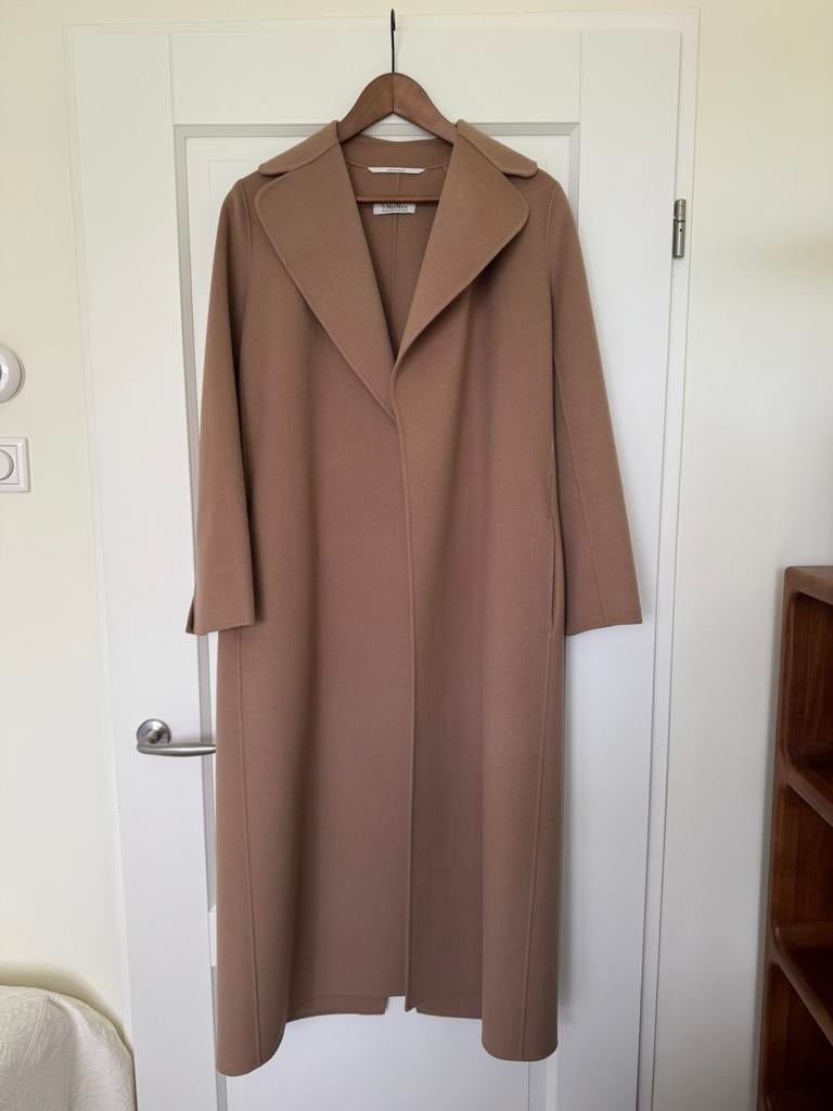 ‘S MaxMara lange wollen jas Esturia - Maat 36, Kleding | Dames, Jassen | Winter, Ophalen of Verzenden, Zo goed als nieuw, Maat 36 (S)