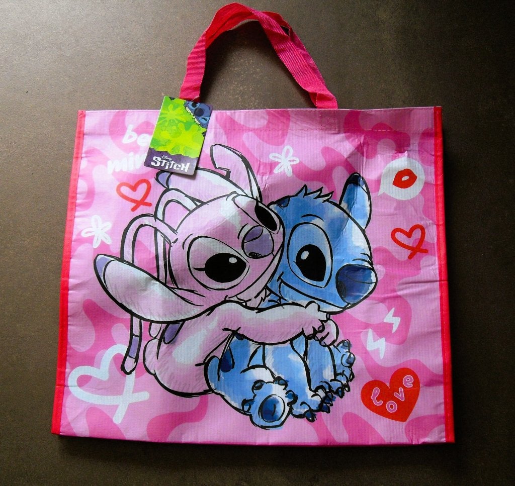 Stitch Big Shopper Disney Tas Lilo & Stitch & Angel, Ophalen of Verzenden, Overige figuren, Nieuw, Tas, Koffer of Zak