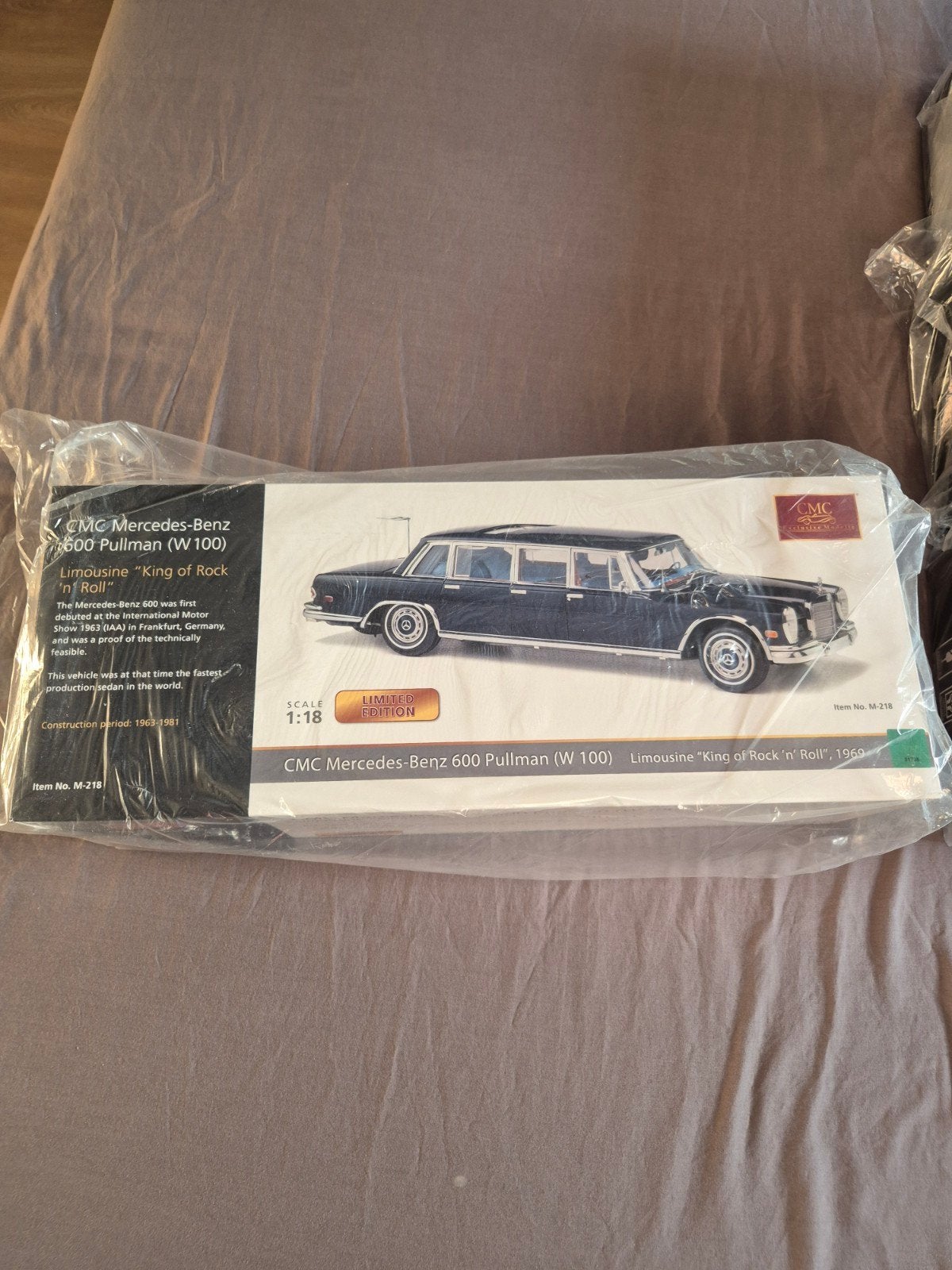 1:18 cmc Mercedes Pullman Elvis Presley limited edition new, Hobby en Vrije tijd, Ophalen of Verzenden, Nieuw, Auto, Overige merken