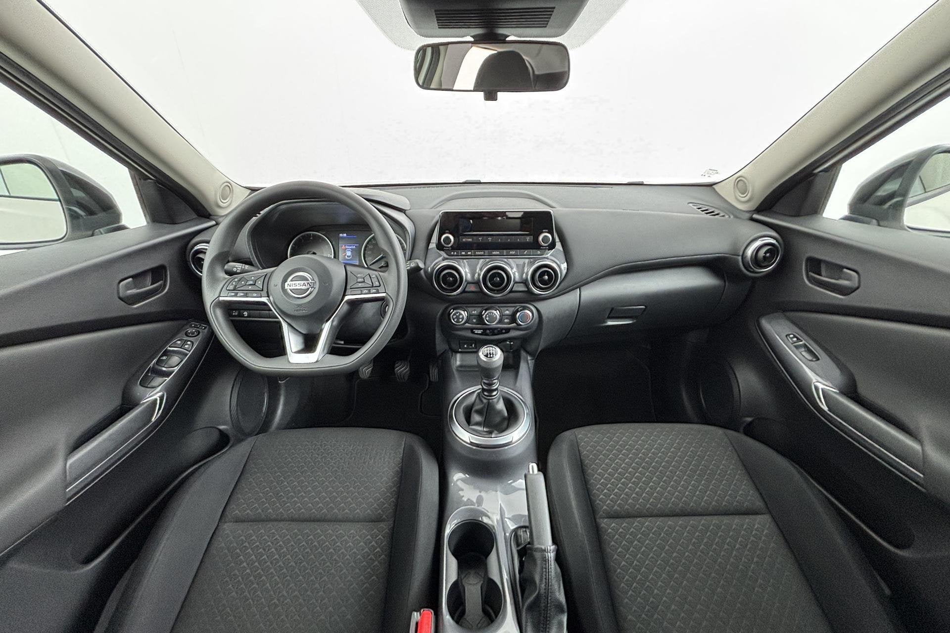 Nissan Juke 1.0 DIG-T Visia Compact en wendbaar voor de druk, Auto's, Voorwielaandrijving, Stof, Euro 6, Wit