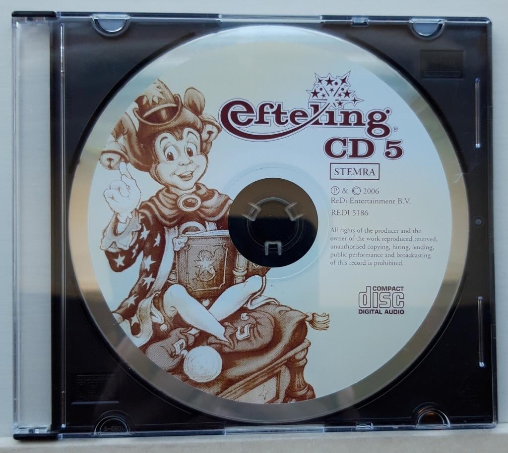 Efteling cd 5 KRASVRIJE CD zonder infopapier , Ophalen of Verzenden, Zo goed als nieuw