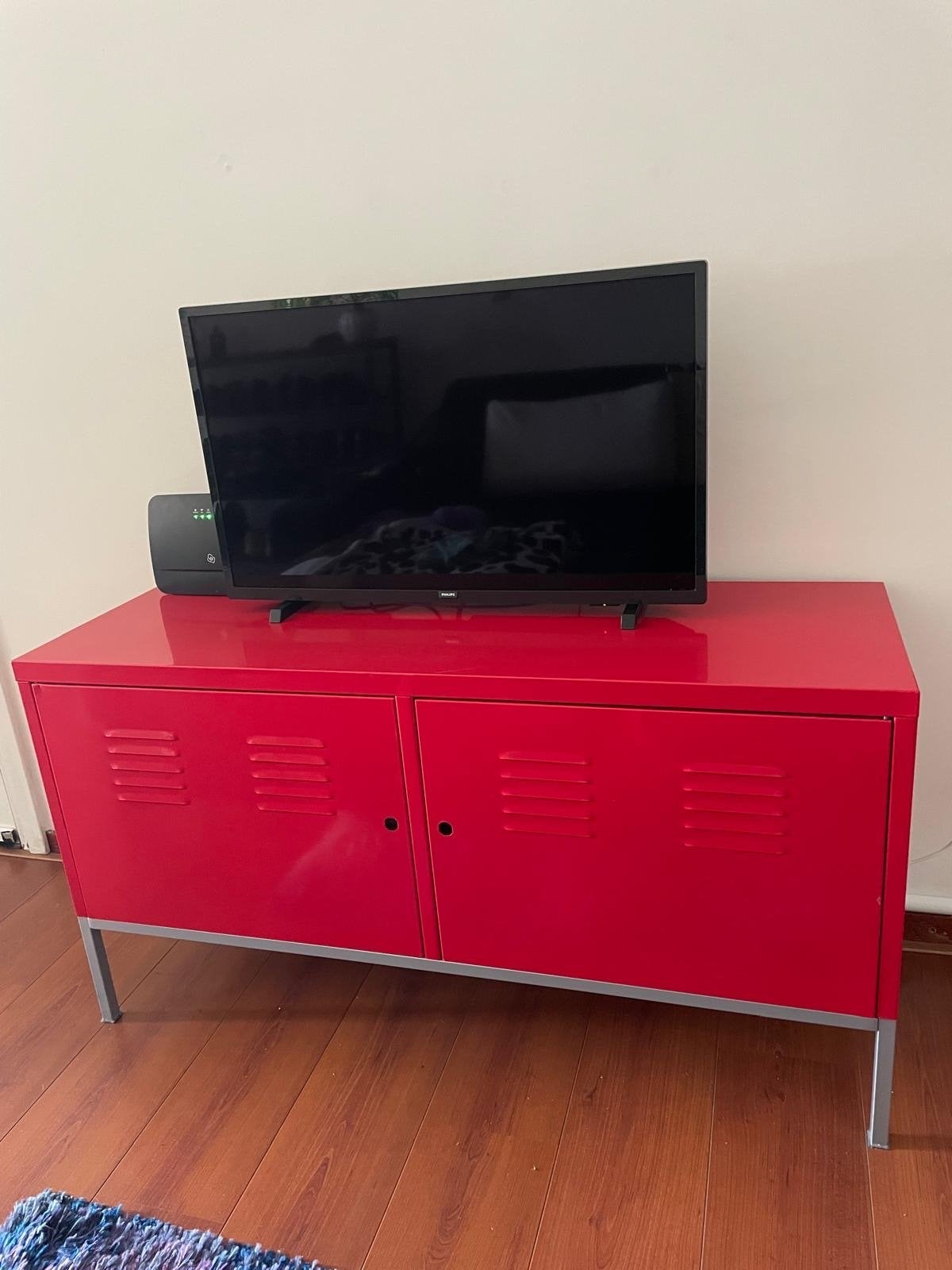 IKEA PS Kast Rood - Perfect voor TV of opbergruimte, Ophalen, Gebruikt, 100 tot 150 cm, Minder dan 100 cm