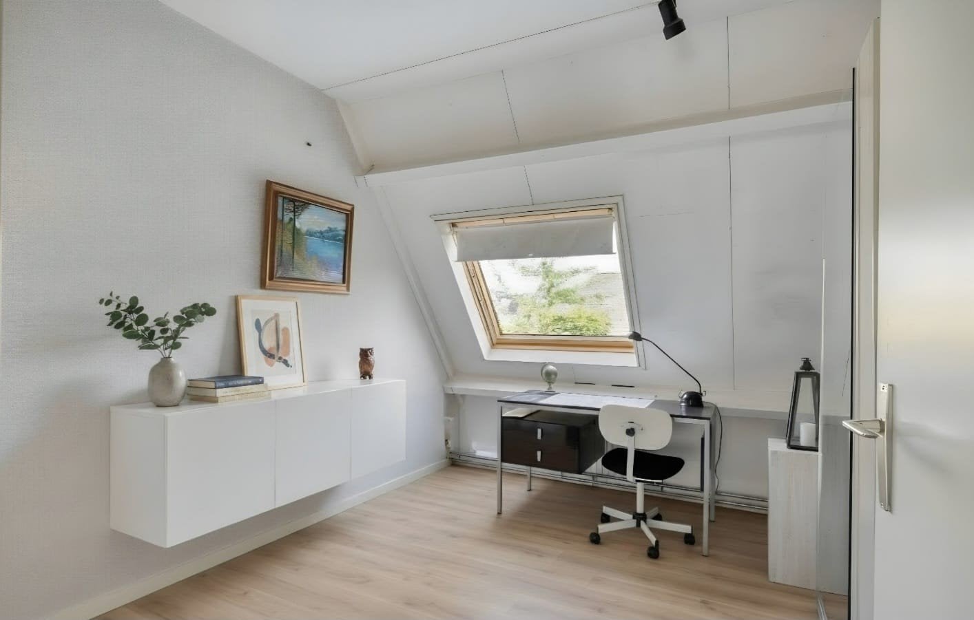 Modern bureau met ladenblok - perfect voor thuiswerken, Ophalen, Zwart, Gebruikt, Hout