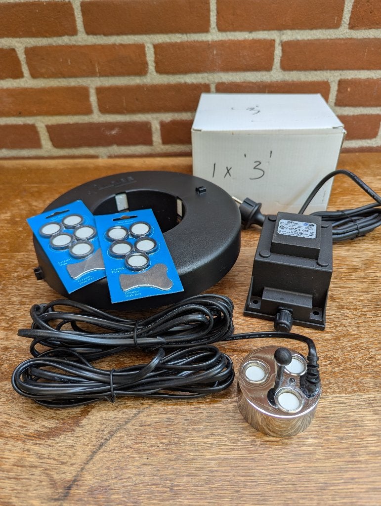 Mistmaker met drie membranen, complete set met toebehoren, Ophalen of Verzenden, Zo goed als nieuw, Overige materialen, Waterornament