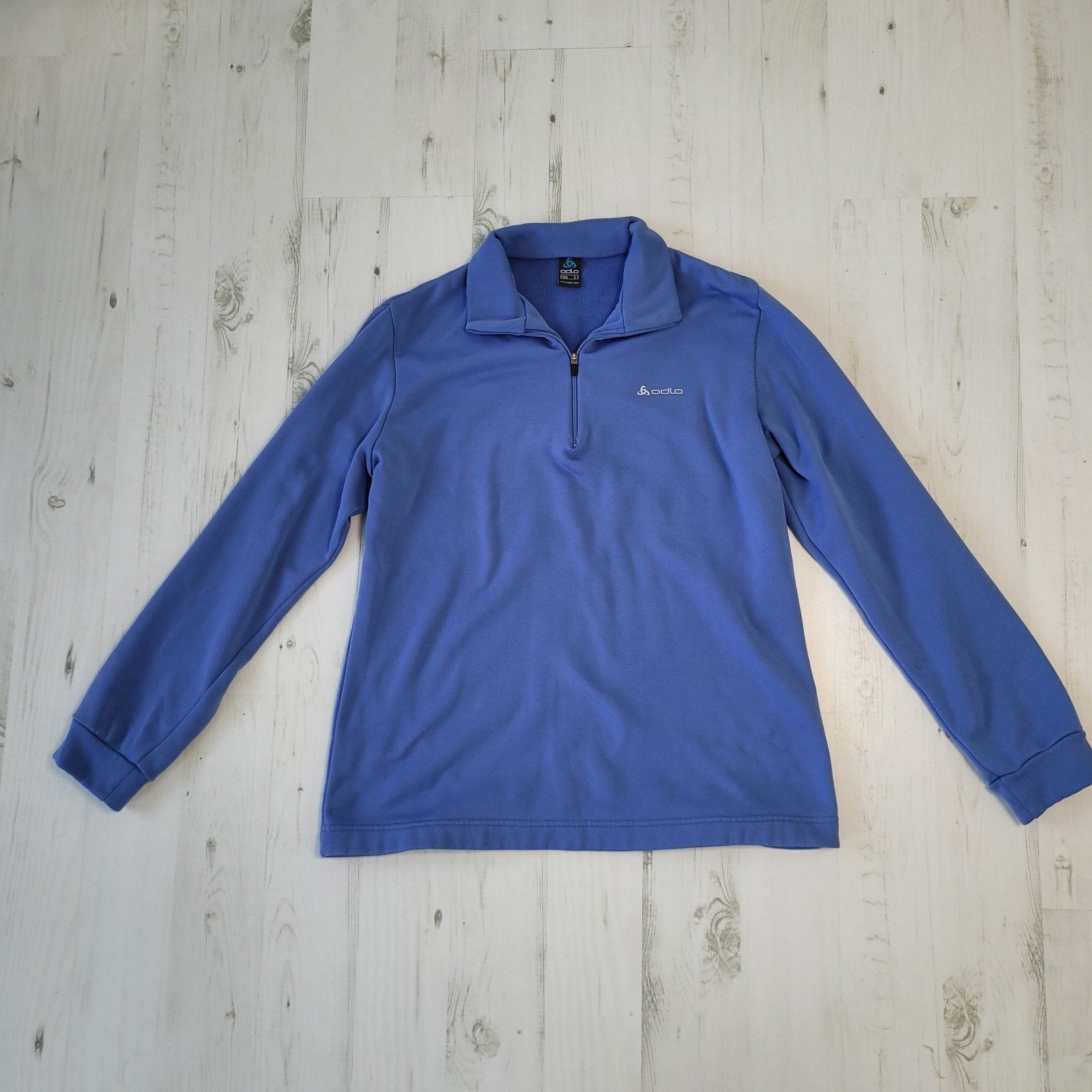 Odlo dames skipully S blauw, Ophalen of Verzenden, Zo goed als nieuw, Maat 36 (S), Odlo